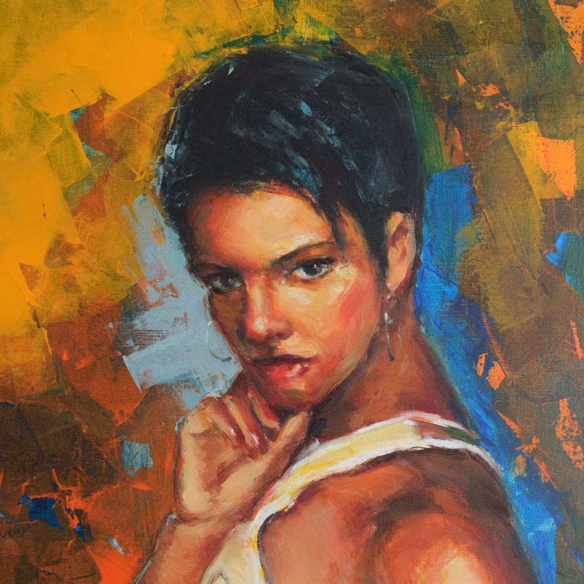 Young Cuban Woman Jack Gibson Fine Art